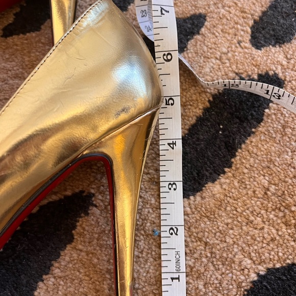 Designer inspired gold pumps size euro 40 - Picture 13 of 14
